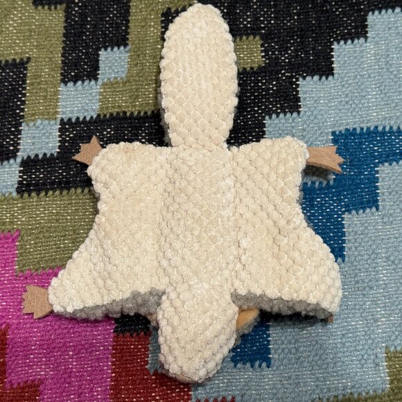 Plush Dog Toy: Skinny Squeaky Crinkle Flying Squirrel Toy, for Medium Pups - Picture 7 of 11